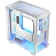 Компьютерный корпус LogicConcept DART PRO Mini-Tower mATX, белый Mesh, 3×120 мм ARGB – сборка с охлаждением - изображение 3