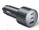 Автомобільний зарядний пристрій Anker USB-C Fast Car 3-Port Charger 167.5W - зображення 1