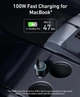 Автомобільний зарядний пристрій Anker USB-C Fast Car 3-Port Charger 167.5W - зображення 4