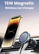 Автомобильный держатель с беспроводной зарядкой UGREEN MagSafe Qi2 15W Fast Charger для iPhone 17/16/15/14/13/12 Series - изображение 2