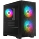 Корпус для компьютера LogicConcept DART PRO Mini-Tower mATX Mesh 3x120mm ARGB Black (AM-DART-PRO-ARGB-10) - изображение 1