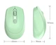 Бездротова комп'ютерна миша Wireless Mouse Bluetooth + 2,4G на акумуляторі рожева - зображення 4