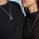 Парні кулони для закоханих з нержавіючої сталі "Key to the heart" - зображення 10