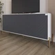 Тумба под телевизор с золотыми металлическими ножками LION Амарант 168x40x76,5 см Бетон Style/Графитовый (LION-043088) - изображение 1