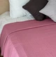 Плед покрывало косичка LavSon 100% хлопок Двухспальный 220х230 Темно розовый - изображение 5