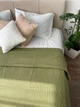 Плед покрывало косичка LavSon 100% хлопок Двухспальный 220х230 Оливка - изображение 2