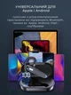 Блютуз гарнітура бездротова навушник з шумозаглушенням для водія bluetooth 5.3 для телефону комп'ютера пк black + зарядний кейс - зображення 7