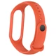 Ремінець Original Design для фітнес-браслета Xiaomi Mi Band 5, Mi Band 6, помаранчевий - зображення 2