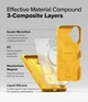 Чехол Ringke Bitmap Silicone Magnetic для iPhone 16 Yellow (BMMG1017SE46) - изображение 4
