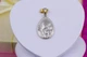 Ладанка Xuping Jewelry овальная Мария с младенцем в лучах 2 см серебристая - изображение 2