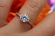 Кольцо Xuping Jewelry камень в ободке 8 мм р 20 золотистое - изображение 1