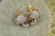 Сережки Xuping Jewelry родована кульбабка 1,5 см золотисті - зображення 1