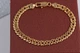 Браслет Xuping Jewelry ромб 21см 6 мм золотистий - зображення 1