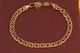 Браслет Xuping Jewelry ромб 23 см 5 мм золотистий - зображення 1