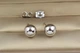 Сережки гвоздики Xuping Jewelry кульки 8 мм сріблясті - зображення 1