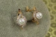 Сережки Xuping Jewelry набуття з перлинами 1,7 см золотисті - зображення 4