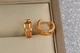 Серьги Xuping Jewelry колечки сеточка 1 см золотистые - изображение 2