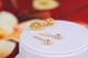 Сережки гвоздики Xuping Jewelry кульки 3 мм золотисті - зображення 1