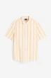 Сорочка H&M S біло-жовтий смужка 1203501620 - зображення 1