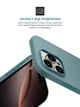 Силіконовий чохол для Apple iPhone 16 Pro, ICON2 Case, Блакитний, протиударний, панель, захист всього корпусу, матова поверхня Soft Touch, виступає над дисплеєм, сумісний із захисними склом і плівками, з мікрофіброю, ArmorStandart (ARM79639) - зображення 5