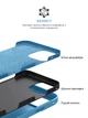 Силиконовый чехол для Apple iPhone 16 Pro, ICON2 Case, Голубой, противоударный, панель, защита всего корпуса, матовая поверхность Soft Touch, выступает над дисплеем, совместим с защитными стеклами и пленками, с микрофиброй, ArmorStandart (ARM79638) - изображение 6