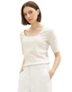 Футболка Tom Tailor Ж1115251 (1038055) колір бежевий 3XL - изображение 1