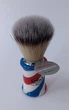 Помазок для бритья Omega 0146735 “BARBER POLE” Hi-BRUSH fiber - изображение 3