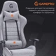 Игровое кресло GamePro GC575FB Gray Fabric (GC575FG) - изображение 12