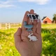 Фигурки домашних животных 12 штук в колбе для декорирования и игры миниатюры для детей и взрослых - изображение 2