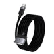 Кабель Hoco U141 Type-C / Magsafe 3, потужність до 140 Вт, довжина 1.8 м, посилений, чорного кольору - зображення 2