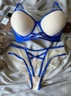 Комплект бюстгальтер на корректоре + трусики слипы 8109 С Velencosa синий 85C/XL - изображение 1