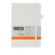 Книга записна Buromax Etalon 125*195мм 96 аркушів у лінію обкладинка штучна шкіра Біла (BM.291260-12) - изображение 1