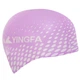 Шапочка для плавания силиконовая для взрослых Yingfa 0091-1 Lilac-White - изображение 2