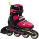 Ролики Rollerblade Microblade 2023 36.5-40 Pink/Green (1012-07221900-8G9-36.5-40) - изображение 1