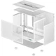 Корпус Deepcool CH160 White (R-CH160-WHNGI0-G-1) - изображение 5