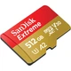 Карта пам`ятi MicroSDXC512GB C10 UHS-I SanDisk Extreme V30 U3 R190/W130MB/s + SD (SDSQXAV-512G-GN6MA) - изображение 3