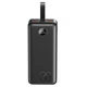 Батарея універсальна XO 30000mAh, PD/20W, QC/22.5W, with light, black (PR240_Black) - зображення 2