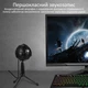 Мікрофон Vertux Sphere LED USB Black (sphere.black) - зображення 2