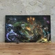 Інтер'єрна картина Дота 2, момент битви, Dota 2, плакат для геймера, 36×60 см (id2026) - зображення 1