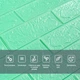 3D панель самоклеящаяся StickerWall под кирпич 770х700х3 мм мятный - изображение 2