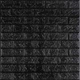 3D панель самоклеящаяся StickerWall под кирпич 770х700х3 мм чёрные - изображение 1
