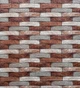 3D панель самоклеюча StickerWall під цеглу плетену 770х700х3 мм коричнево-синій - зображення 1