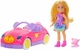 Ігровий набір лялька Барбі Челсі та кабріолет з аксесуарами Barbie Club Chelsea HXN05 - зображення 1