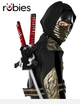 Набір Катани та Ножі Дракон Ніндзя з Кріпленням на Спину Dragon Ninja Child's Backpack Weapon Set Rubie's 606672 - зображення 2