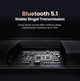 Приемник Bluetooth 5.1 UGREEN CM523 AUX 3.5 mm 2in1 Black (60300) - изображение 3