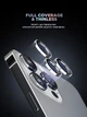 Захисне скло для камери ArmorStandart Supreme Black Icon для смартфона Apple iPhone 16 Pro/16 Pro Max Silver (ARM79421) - зображення 2