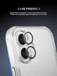 Защитное стекло для камеры ArmorStandart Supreme Black Icon для смартфона Apple iPhone 16/16 Plus Transparent (ARM79428) - изображение 6