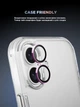 Защитное стекло для камеры ArmorStandart Supreme Black Icon для смартфона Apple iPhone 16/16 Plus Rose Pink (ARM79430) - изображение 6