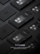 Захисне скло для камери ArmorStandart Supreme Black Icon для смартфона Apple iPhone 16 Pro/16 Pro Max Silver (ARM79421) - зображення 12