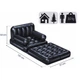 Односпальное надувное кресло-трансформер 5 в 1 191 x 97 x 64 см Bestway 75114 Черный - изображение 9